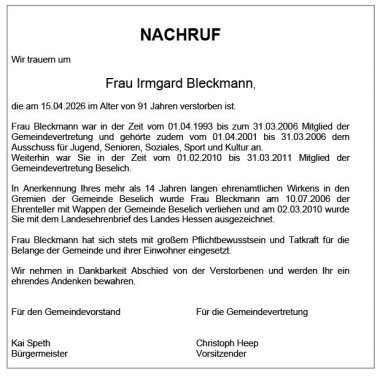 Nachruf