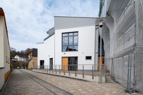 Außenansicht des Bürgerhaus Heckholzhausen