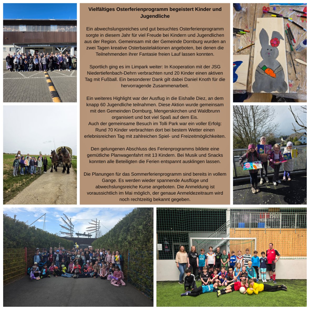 Rückblick der Osterferienspiele Beselich